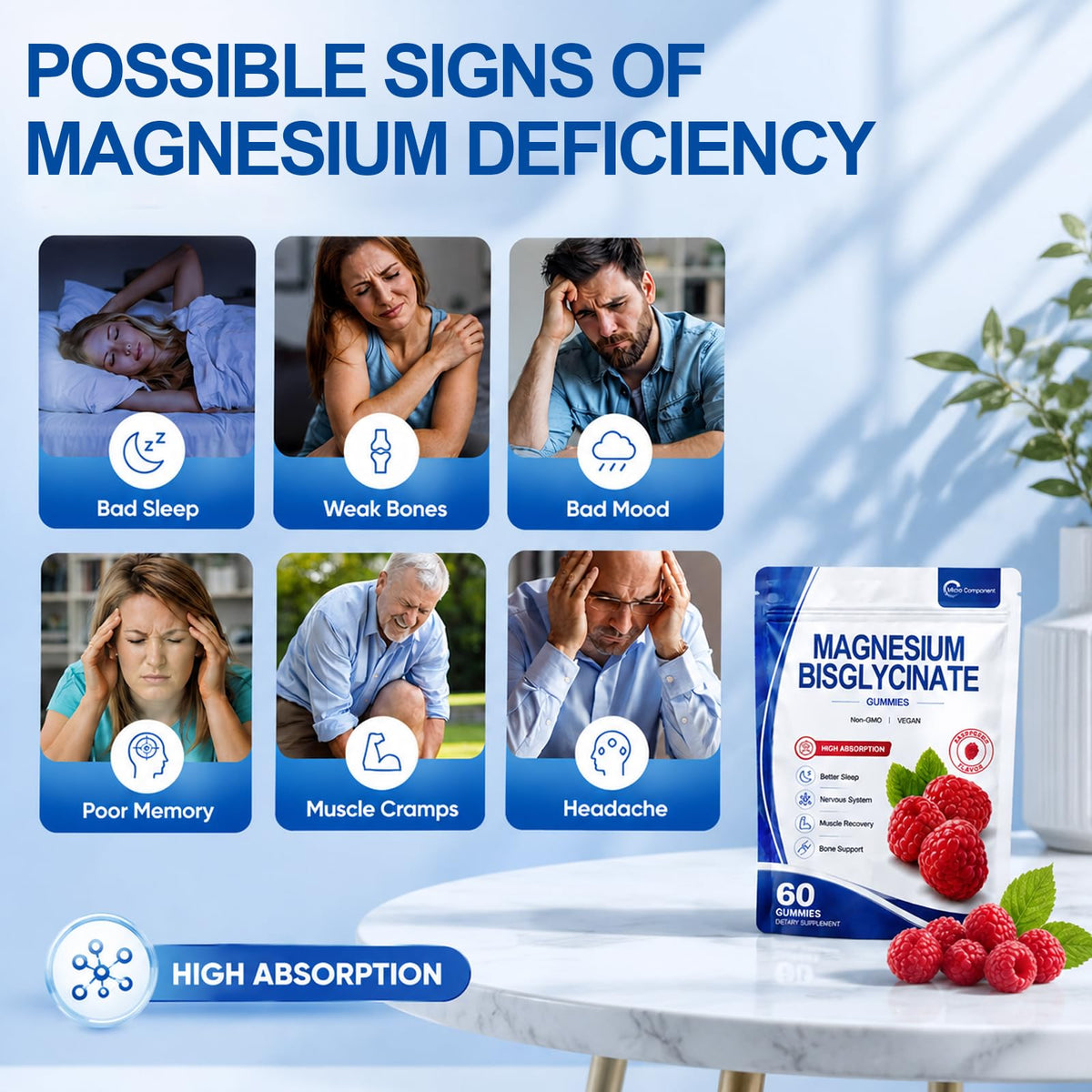 Aeteon Magnesium Bisglycinate Gummies 400mg - 60 Gummies - image 5