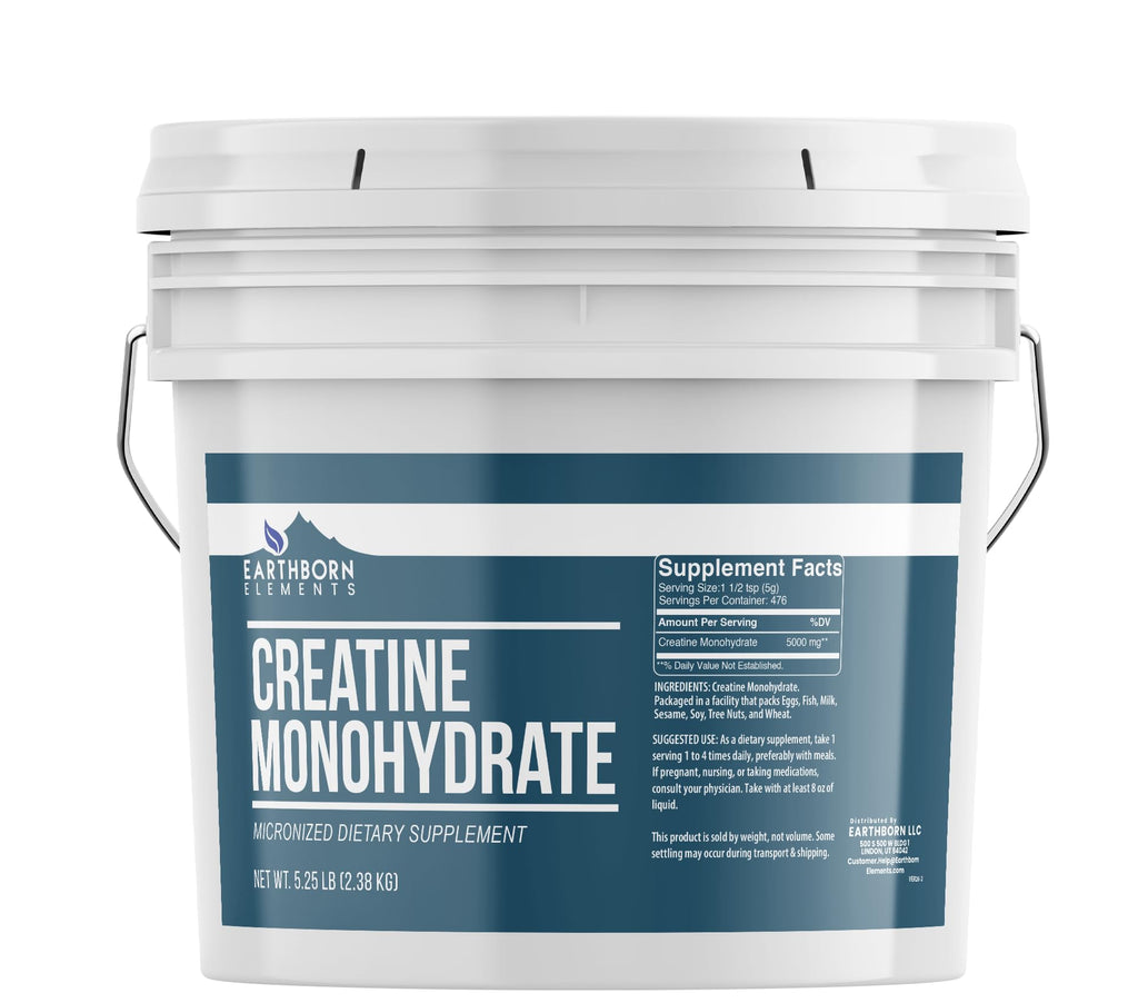 Earthborn Elements Creatine Monohydrate Powder - 5.25 Lb