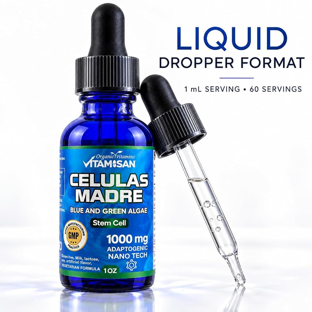 VITAMISAN Celulas Madres Stem Cell Support 1000mg - 1 Fl Oz - image 6