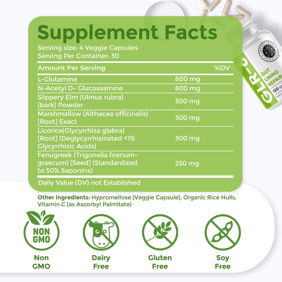 Intestinal Fortitude Gut Health Supplement for Digestive Relief