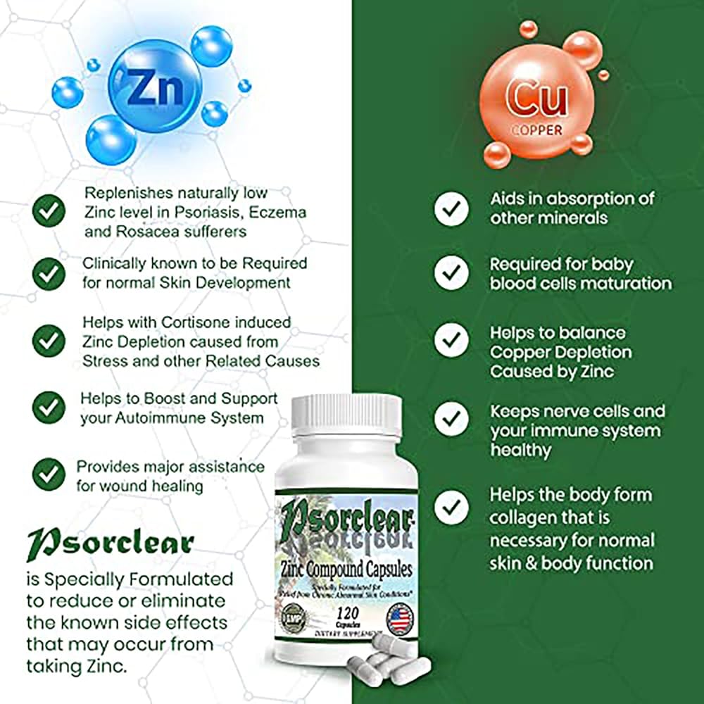 Psorclear Psoriasis & Eczema Relief - 120 Capsules - image 7
