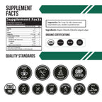 Triquetra Health Organic Chlorella Powder Raw Green Algae - 7.94 oz - image 7