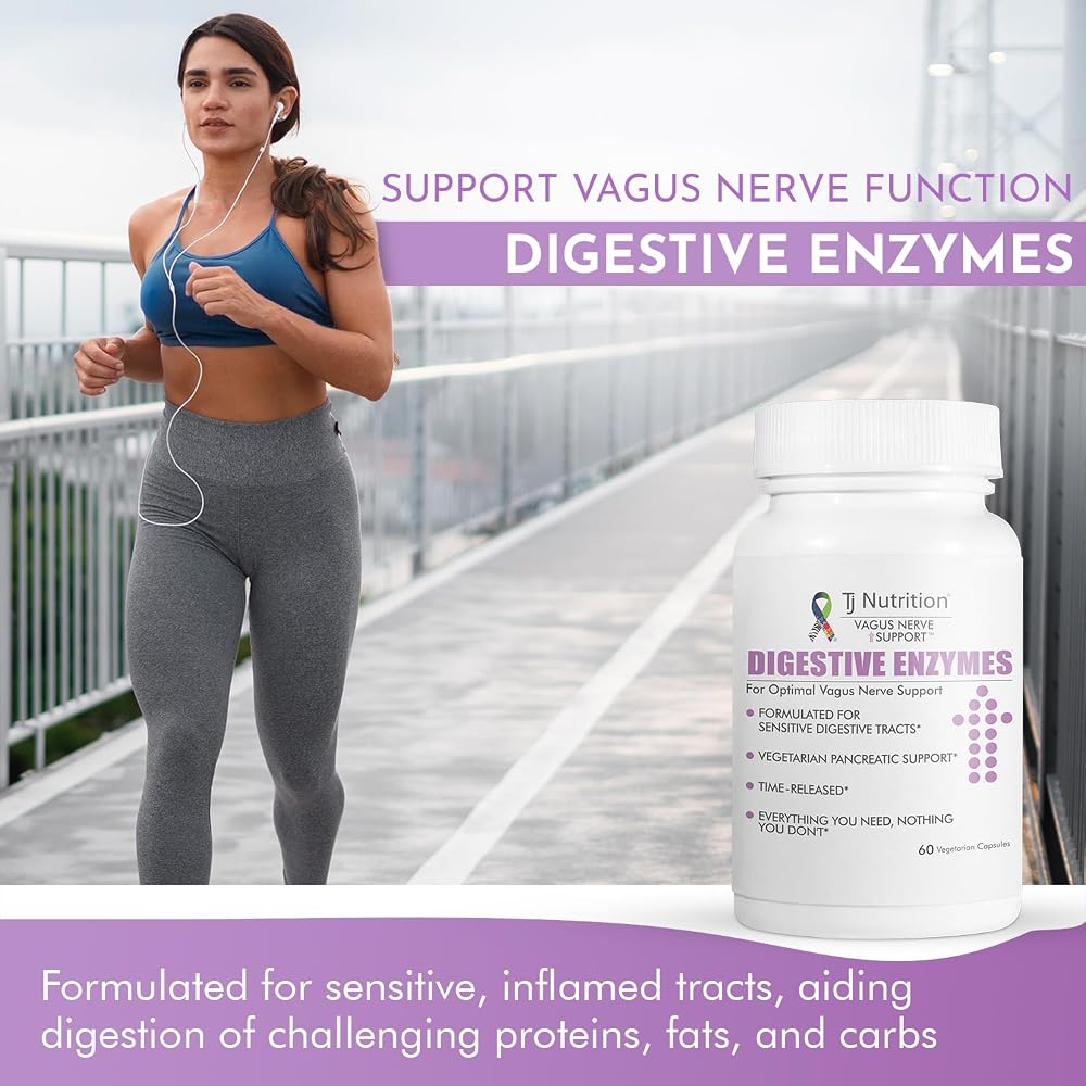 TJ Nutrition Digestive Enzymes for Sensitive Stomachs - 60 Capsules - image 2