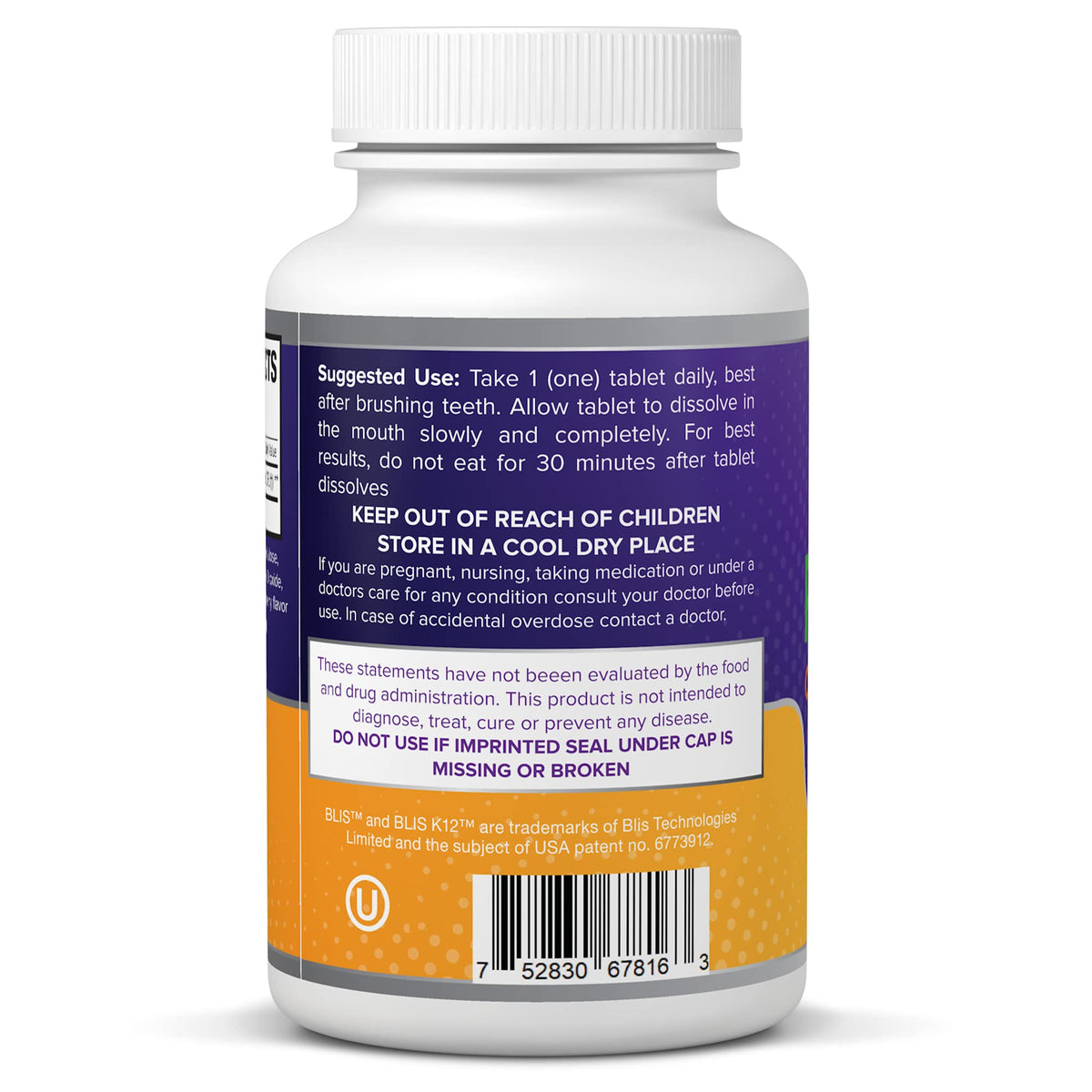 MARS WELLNESS Oral Probiotic Supplement with BLIS K12 4 Billion CFU