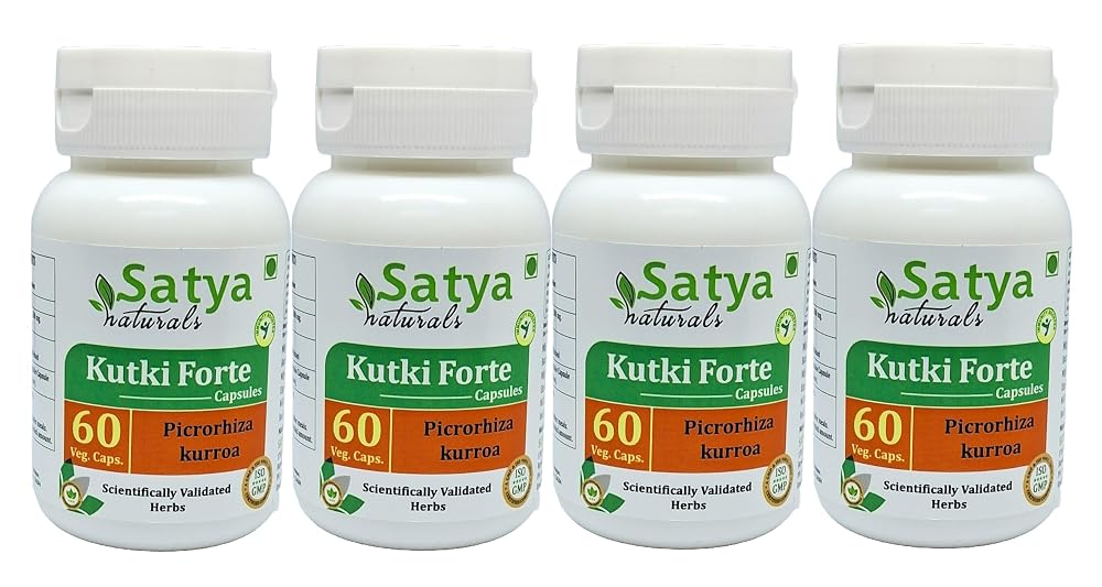Satya Naturals Kutki Forte Capsules 500 mg. 60 Veg. Capsule