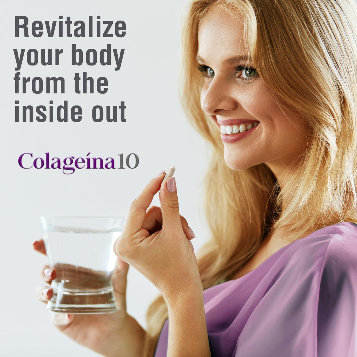 Colageina 10 Collagen Capsules with Vitamin C - 60 Capsules - image 3