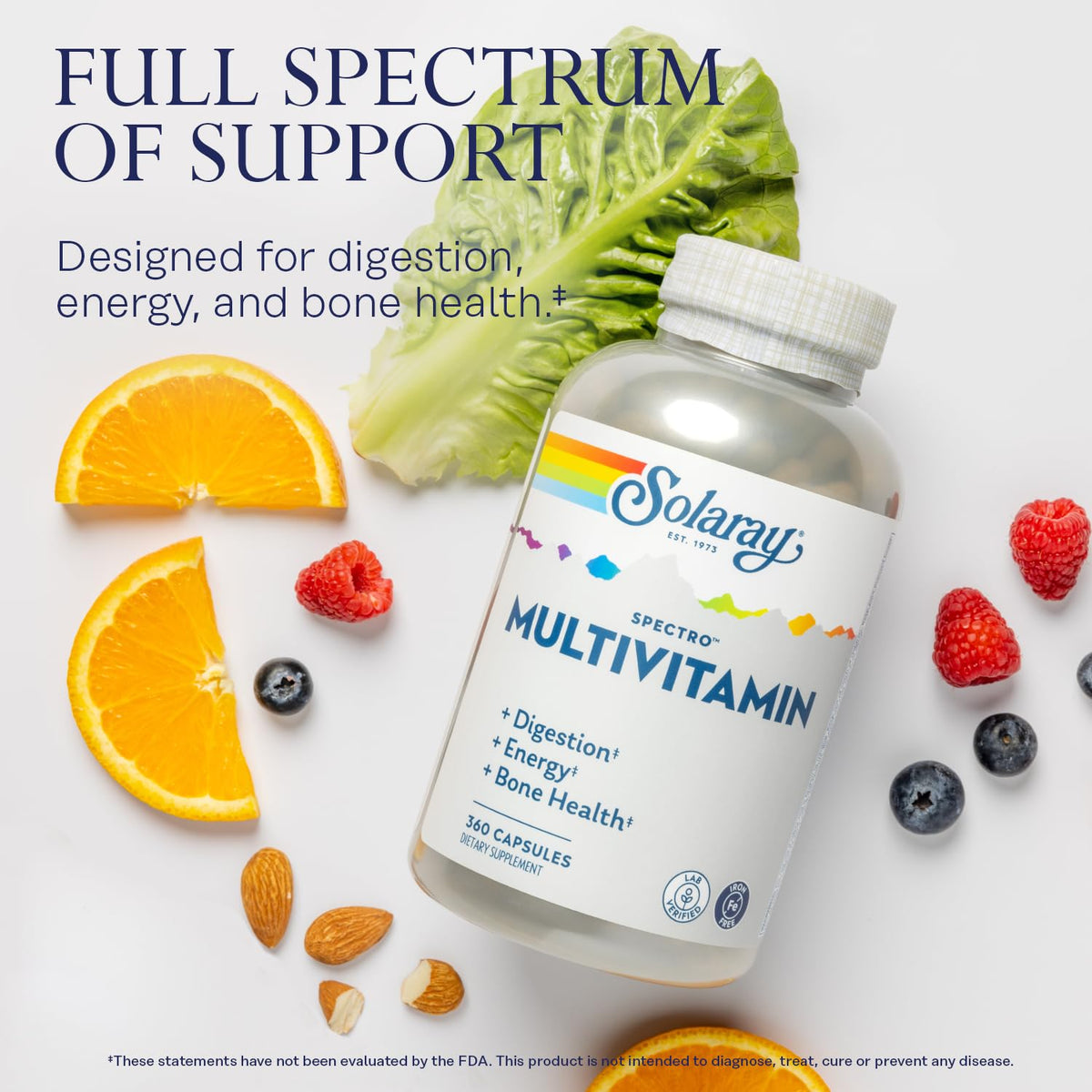SOLARAY Spectro Multivitamin with Iron