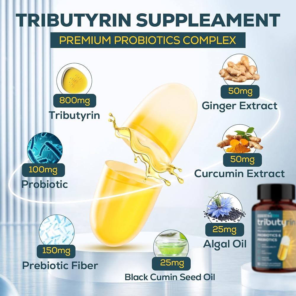 Quorinthiumax Tributyrin Supplement for Gut & Immune 800mg