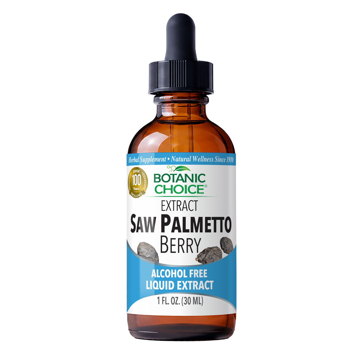 Botanic Choice Saw Palmetto Berry Liquid Extract Alcohol Free - 1 fl oz