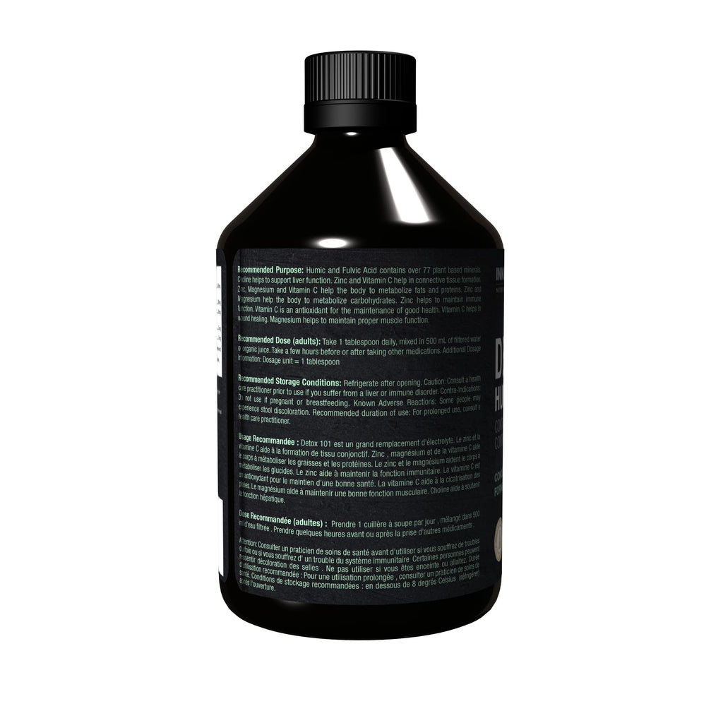 Innotech Nutrition Detox 101 Humic Fulvic Acid Liquid - 500ml - image 3