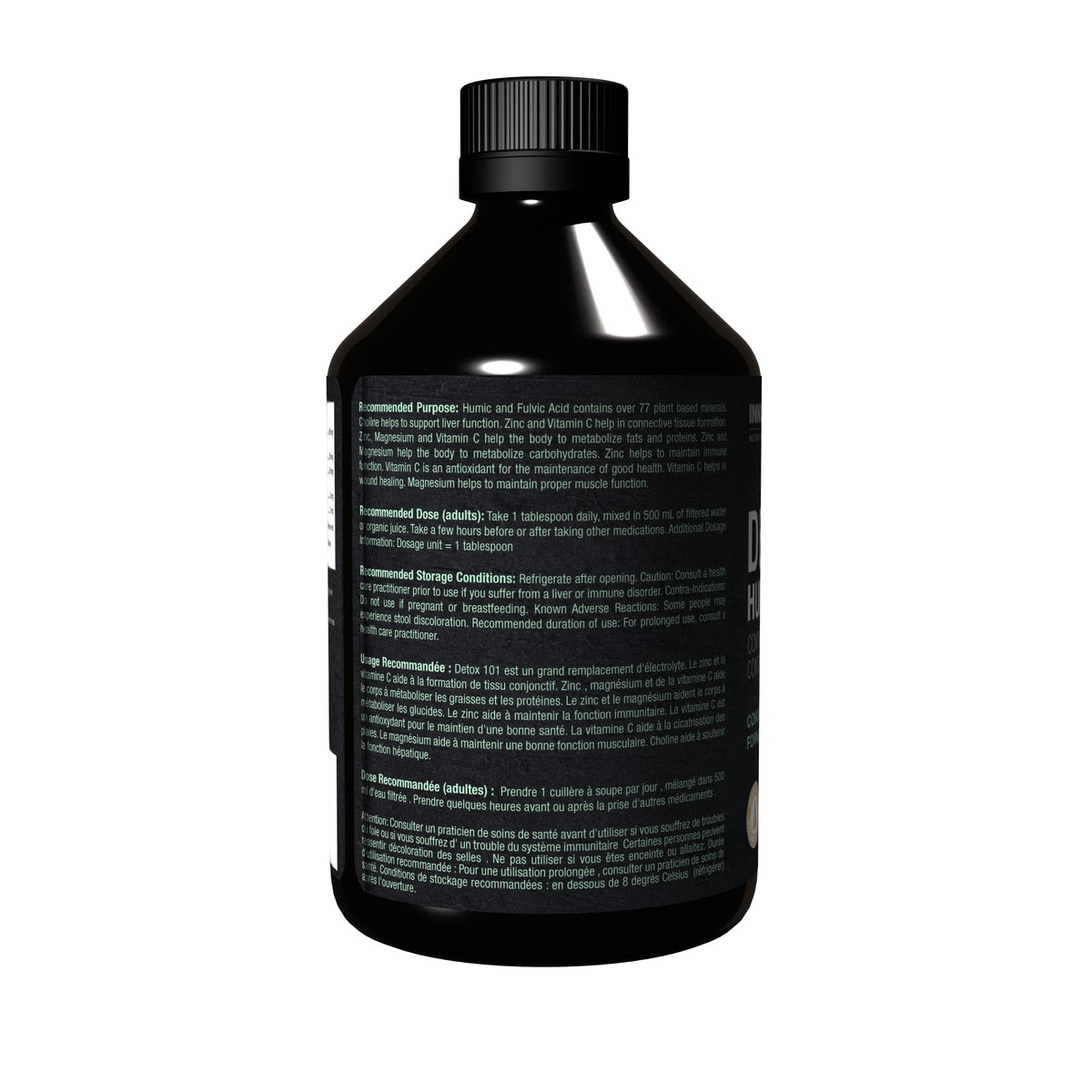Innotech Nutrition Detox 101 Humic Fulvic Acid Liquid - 500ml - image 3