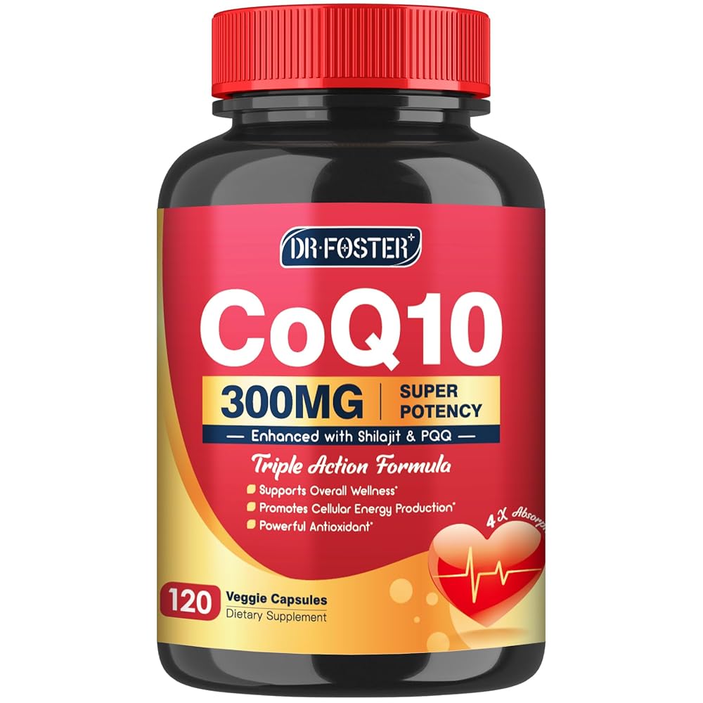 Quinovit DR·FOSTER CoQ10 300mg with PQQ & Shilajit - 120 Capsules