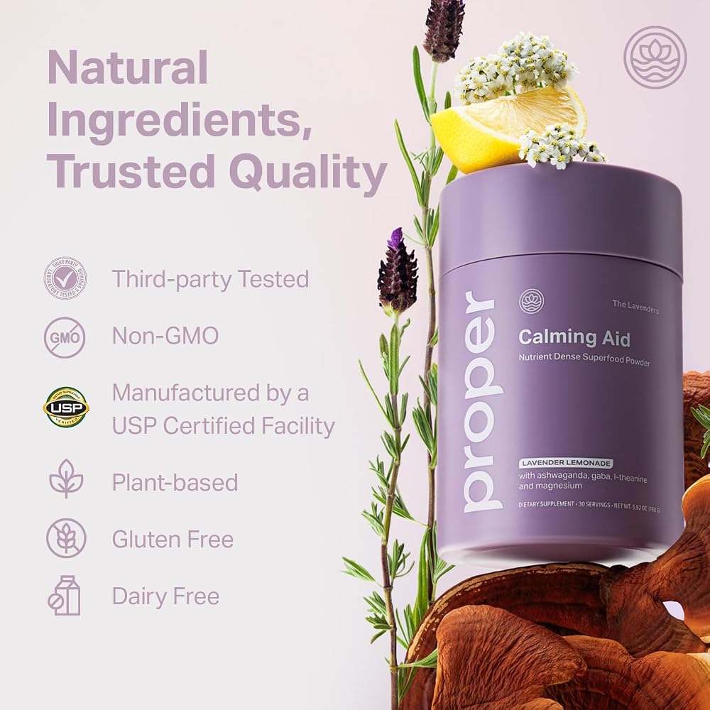 Proper The Lavenders Calming Aid Magnesium Drink Mix - 30 Servings - image 5