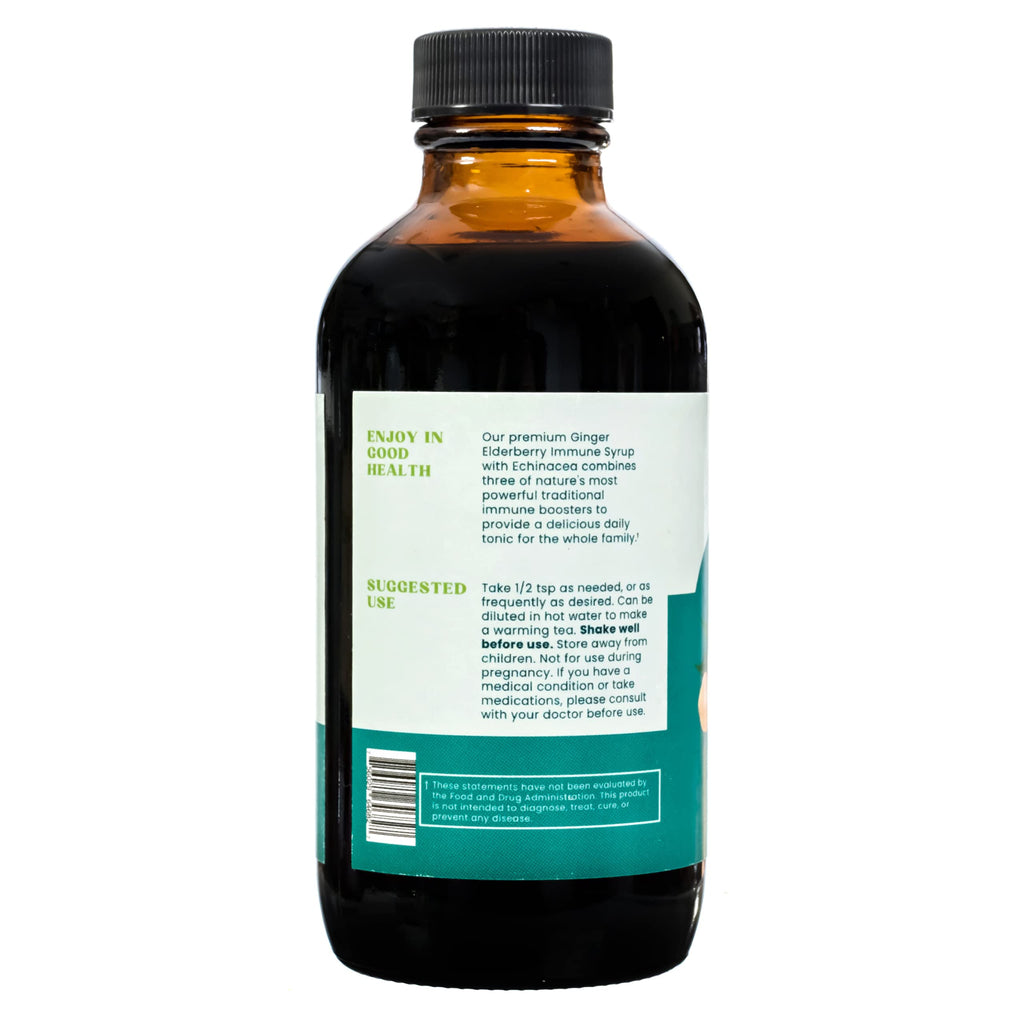 Earthn Ginger Elderberry Immune Defense Syrup - 4 fl oz - image 3