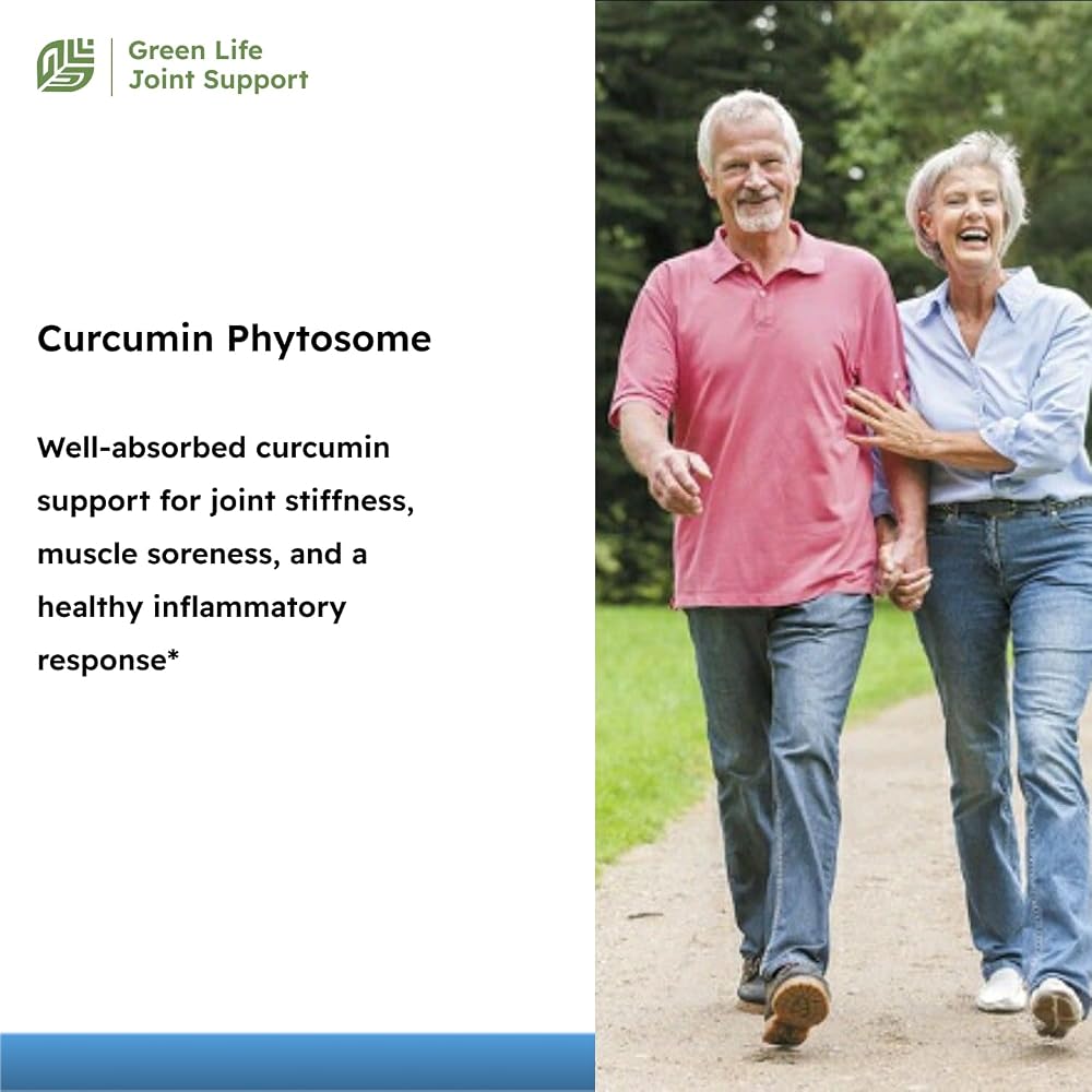 Green Life Org Curcumin Phytosome 750mg with Ashwagandha & Boswellia - image 4