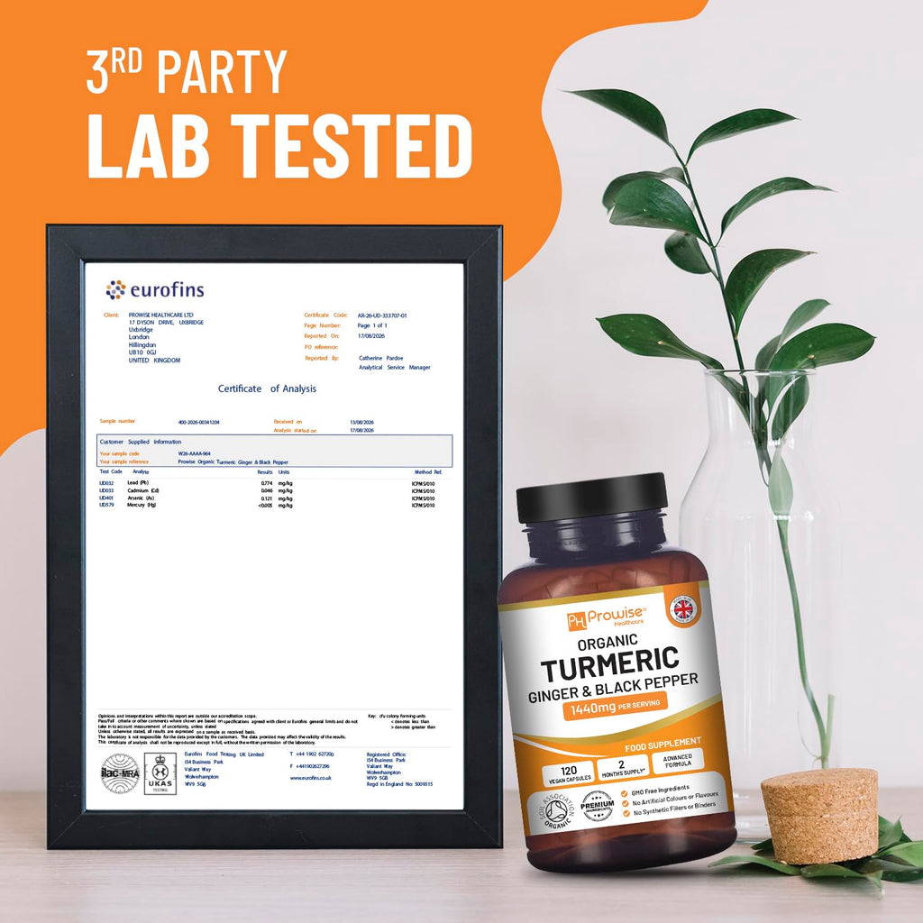 PH PROWISE Healthcare Turmeric Curcumin 1440mg with Black Pepper & Ginger - image 4