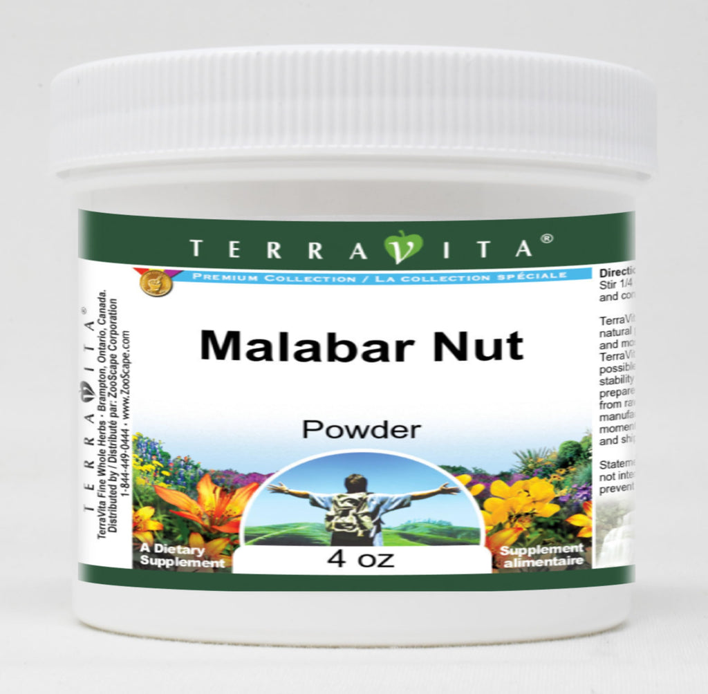 Terravita Malabar Nut Powder - 12 oz (3 Pack)