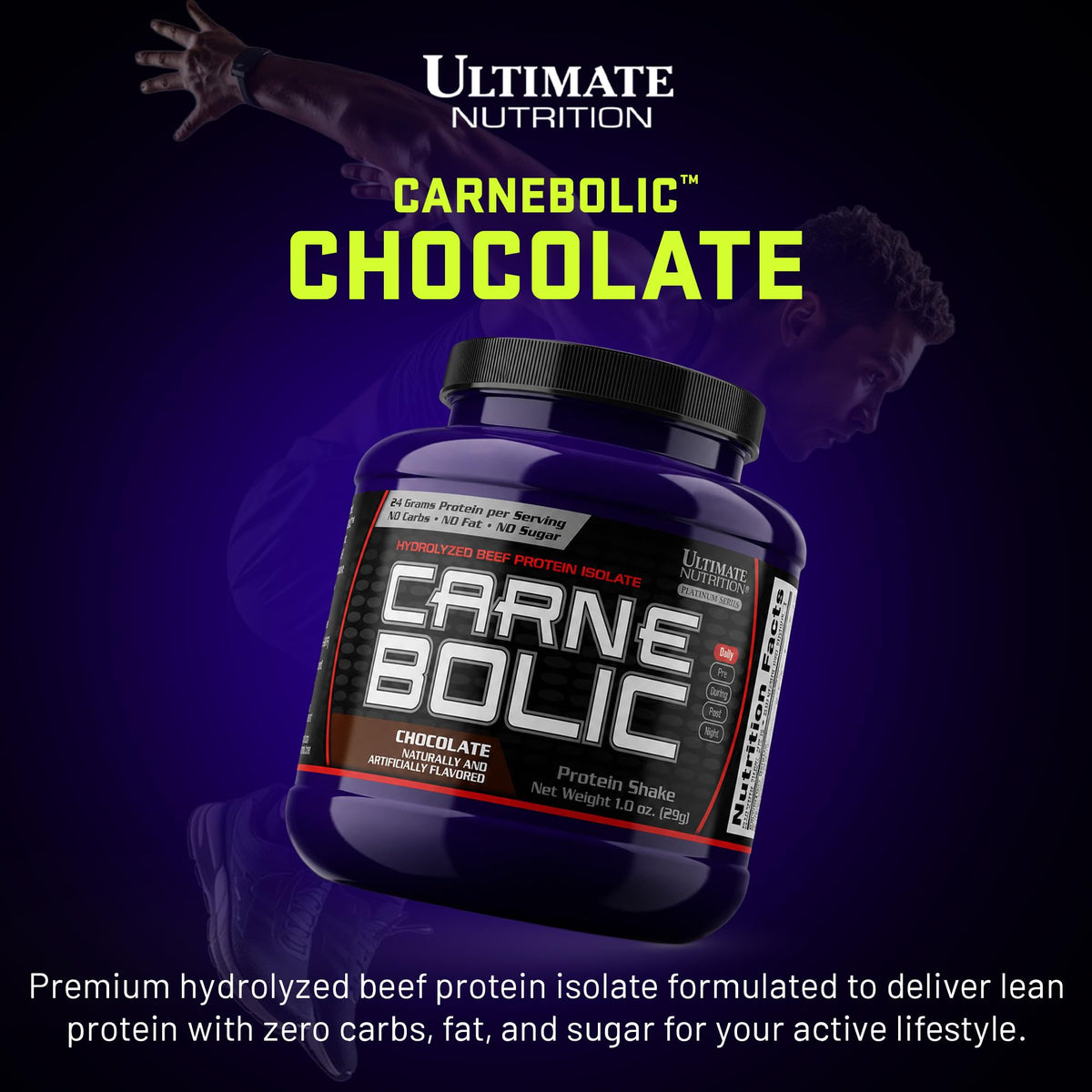Ultimate Nutrition CarneBOLIC Beef Protein Isolate, Sample Pack