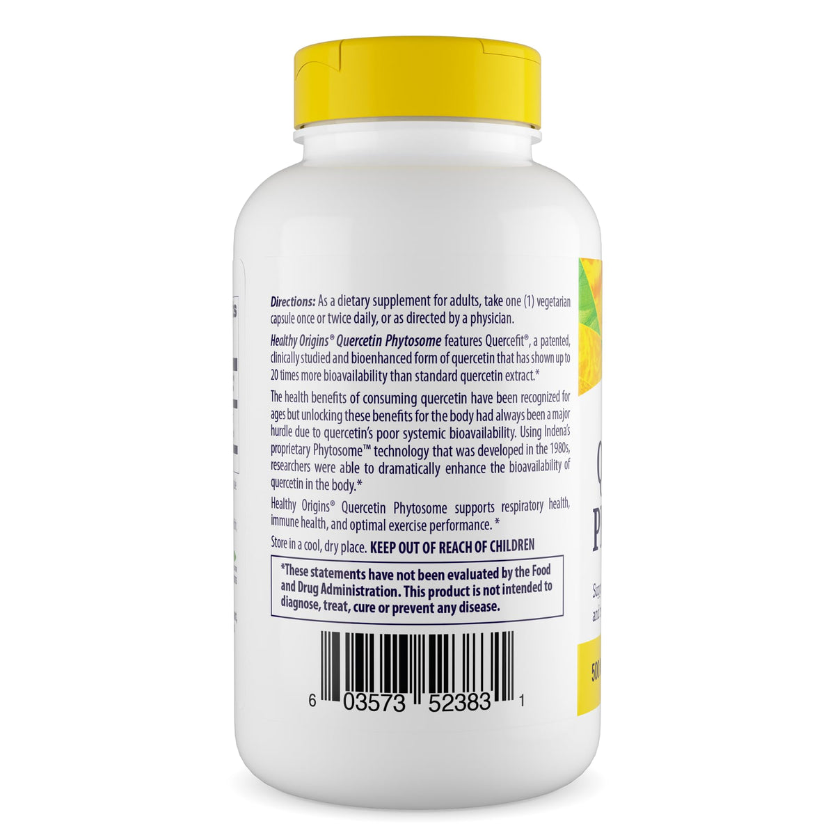 Healthy Origins Quercetin Phytosome 500 mg - 120 Capsules - image 3