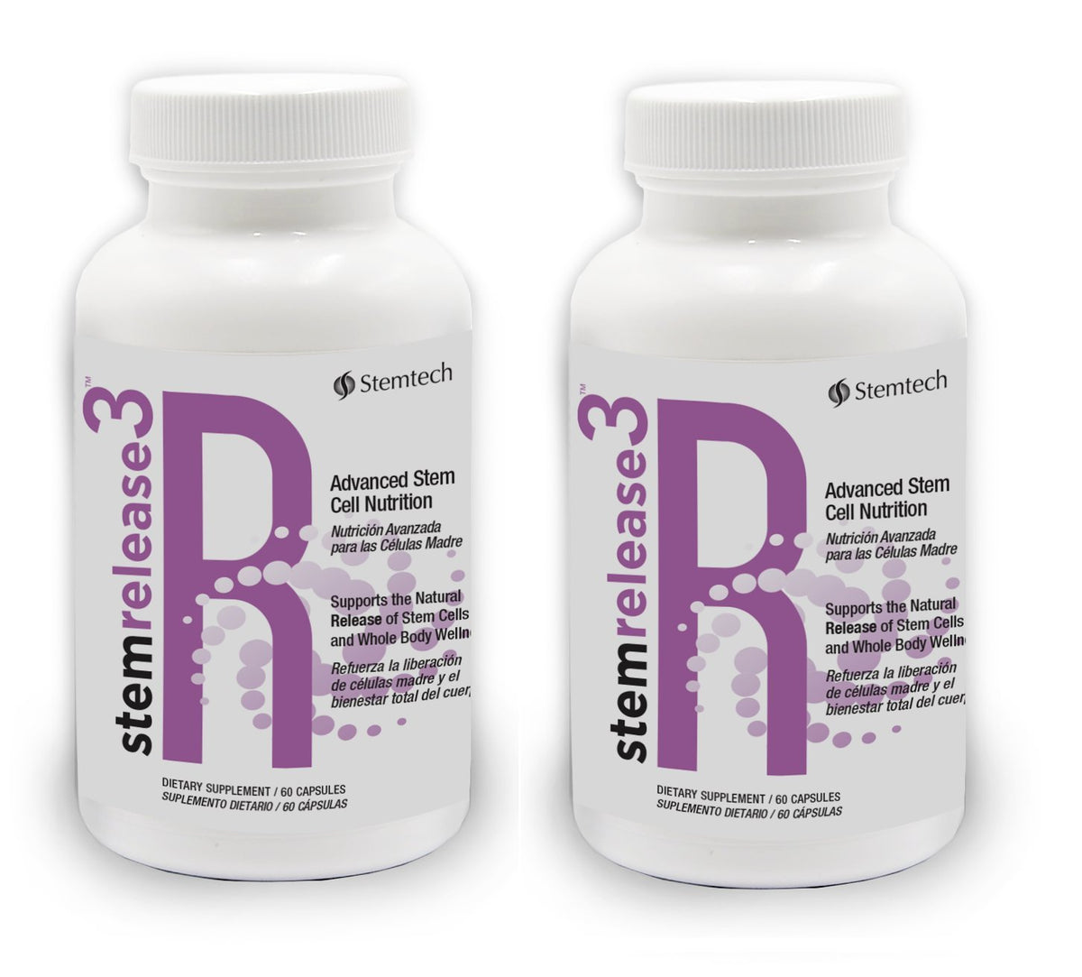 StemTech 2 pack StemEnhance StemRelease SE3,60 capsules each