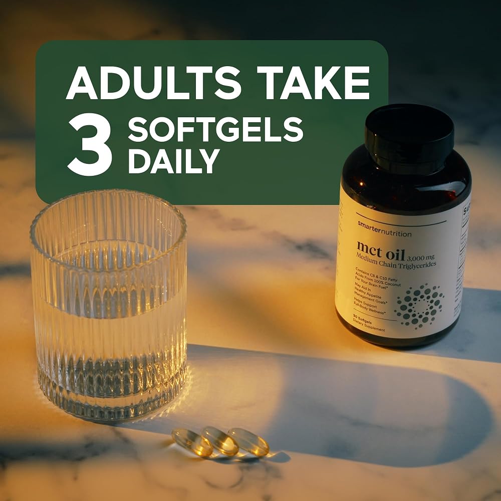 SMARTERNUTRITION MCT Oil Softgels C8 & C10 - 90 Softgels - image 9