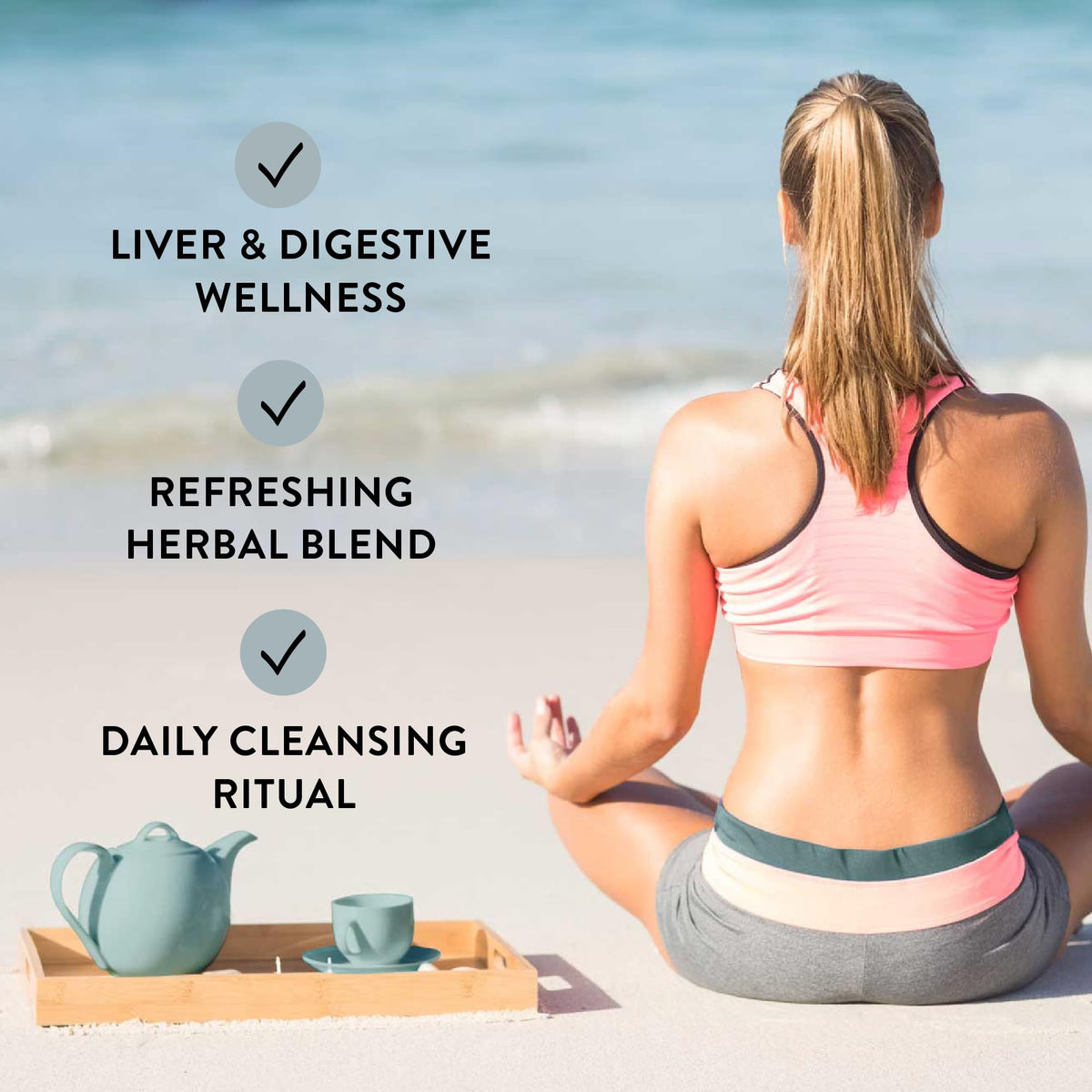 Moontime Tea Organic Cleanse and Detox Tea for Women - 30 Teabags - image 3