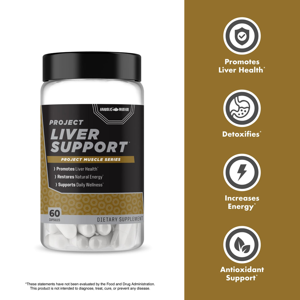 Anabolic Warfare Project Liver Support - 60 Capsules - image 4