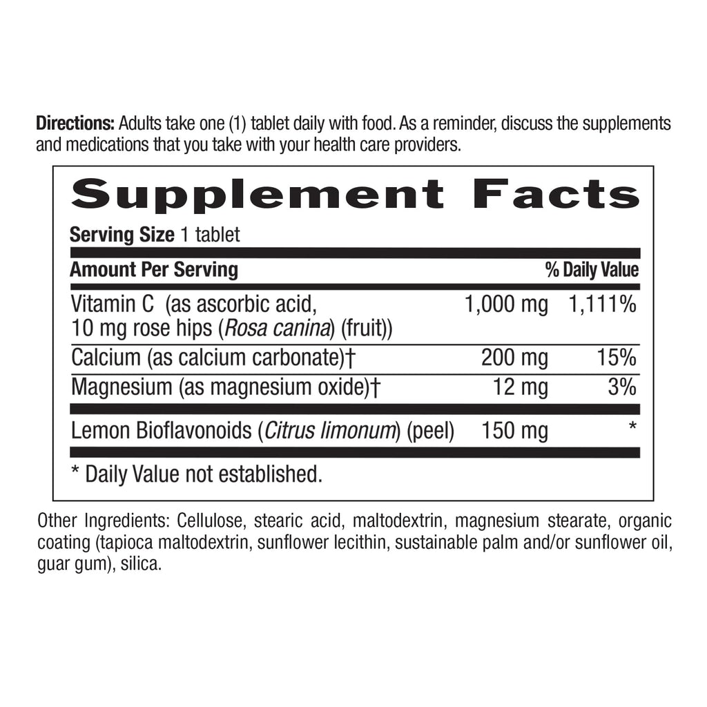 Country Life Buffered Vitamin C 1000 mg - 250 Tablets - image 7