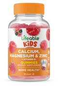Lifeable Kids Calcium Magnesium Zinc Gummies with Vitamin D3 - 90 Gummies