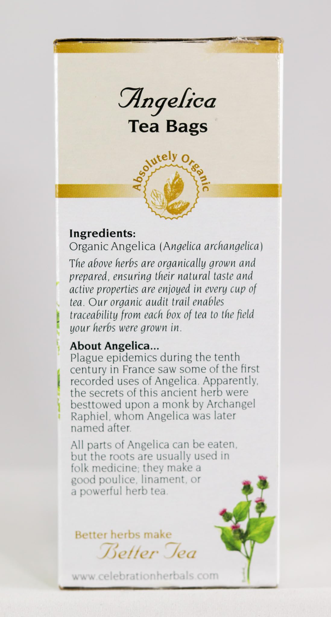 Celebration Herbals Angelica Root Organic - 24 Teabags - image 5