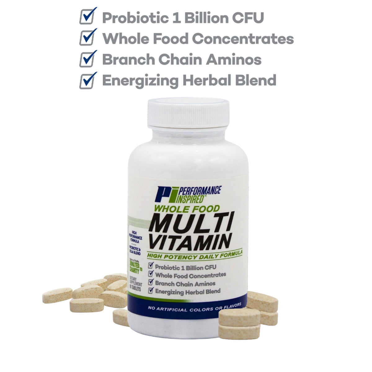 PERFORMANCE INSPIRED Whole Food Multivitamin - 90 Tablets - image 6