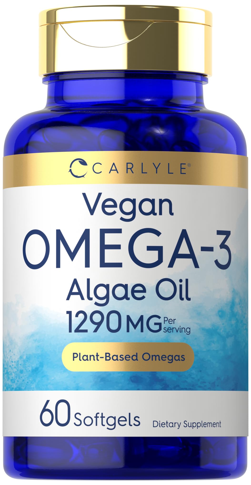 Carlyle Vegan Omega-3 Supplement 1290 mg - 60 Softgels