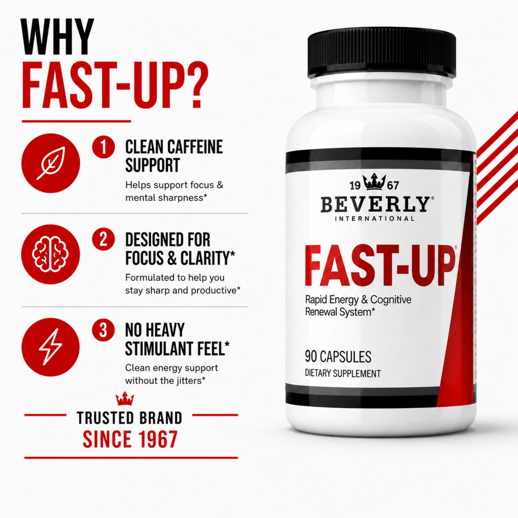 Beverly International Fast-Up Brain Booster - 90 Capsules - image 4