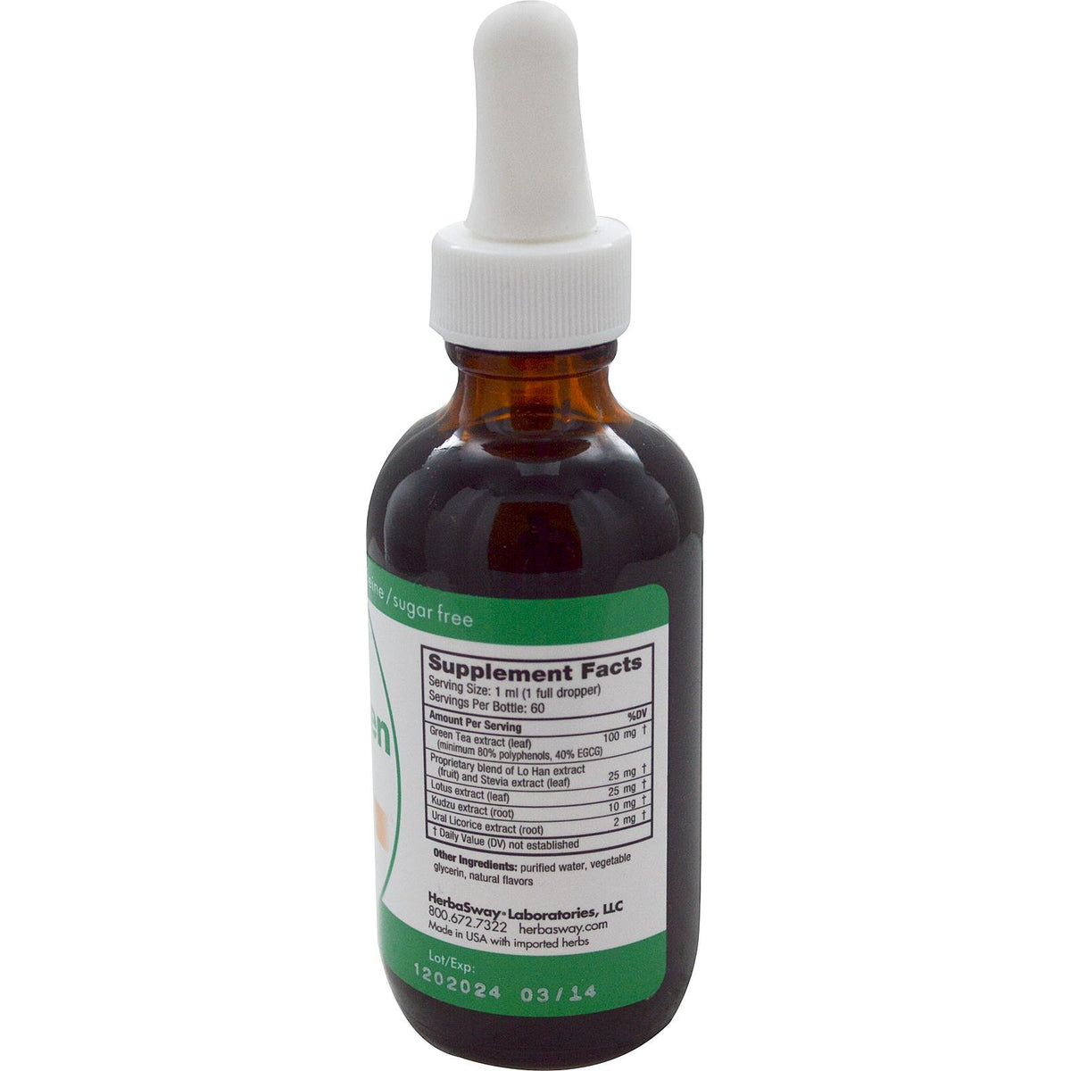Herbasway HerbaGreen Tea Mandarin Mango - 2 fl oz - image 2