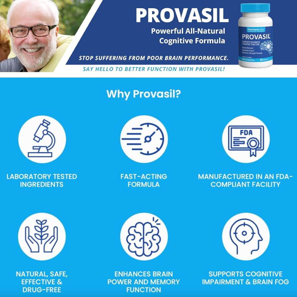 Provasil Boost Memory Capsules for Mental Performance - 60 Capsules - image 2