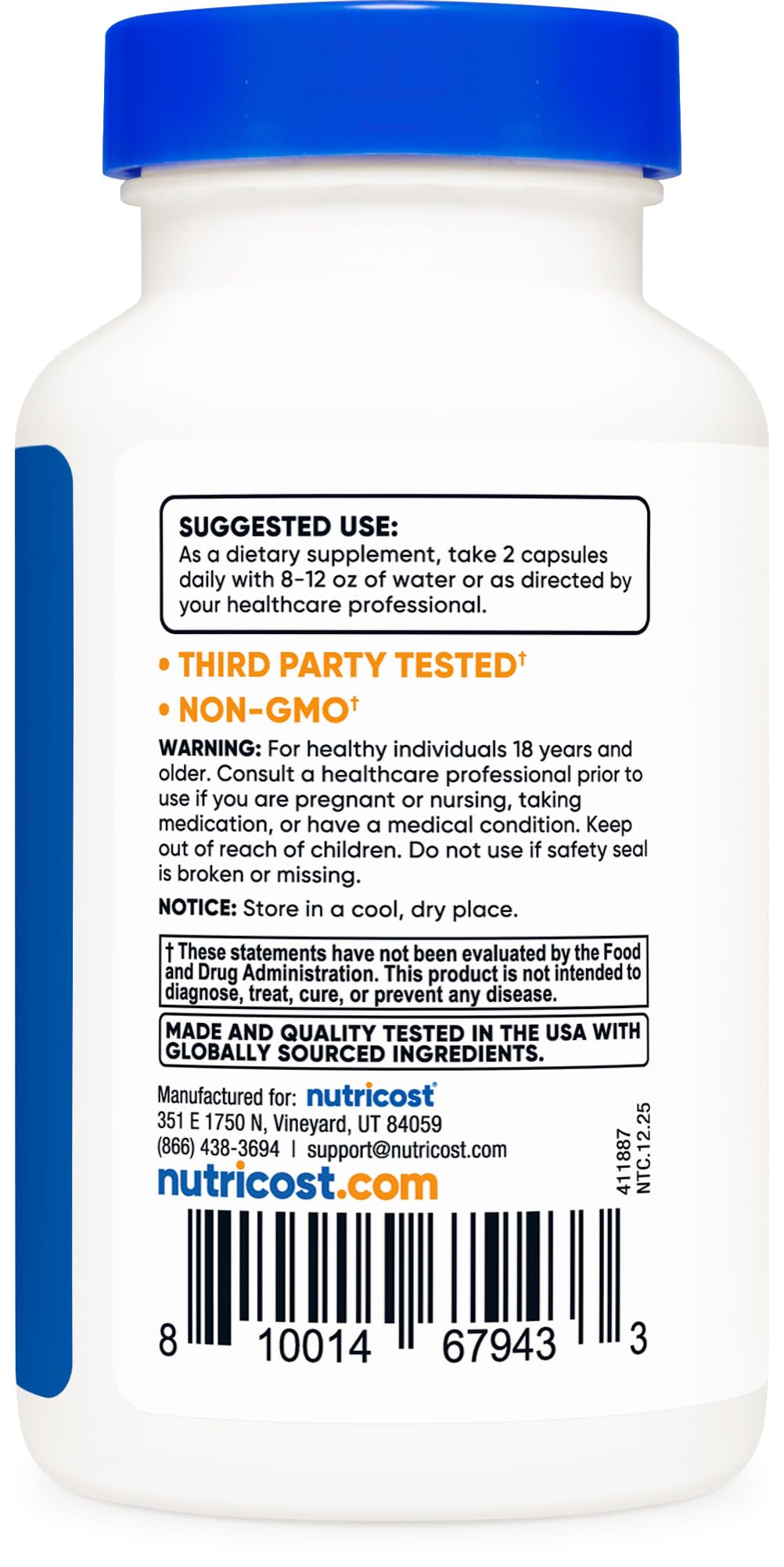 Nutricost Multivitamin for Men - 120 Capsules - image 4