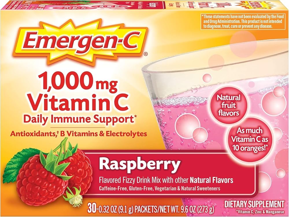 Emergen-C 1000mg Vitamin C Powder Immune Support - 30 Packets