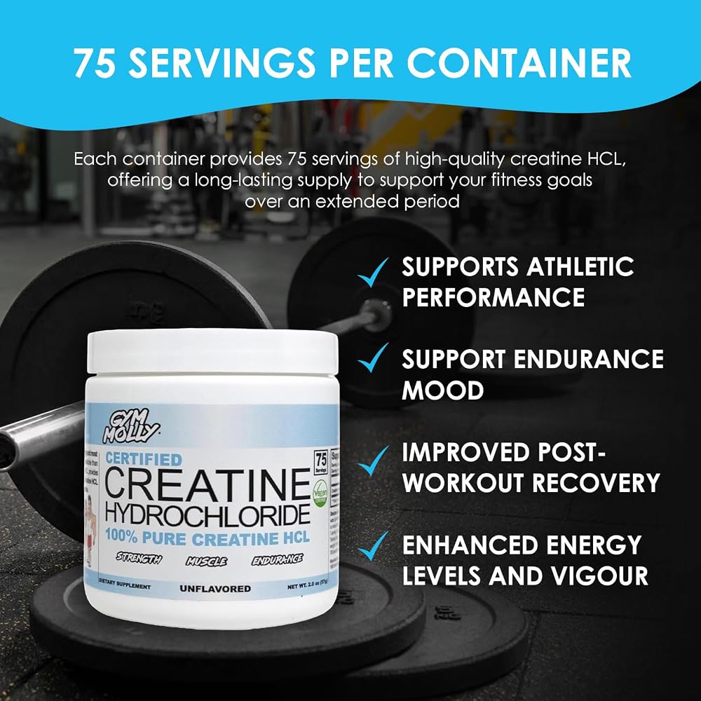 Gym Molly Creatine Hydrochloride Powder - 1.98 oz - image 5