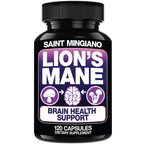 Saint Mingiano Lion's Mane Mushroom Supplement - 120 Capsules