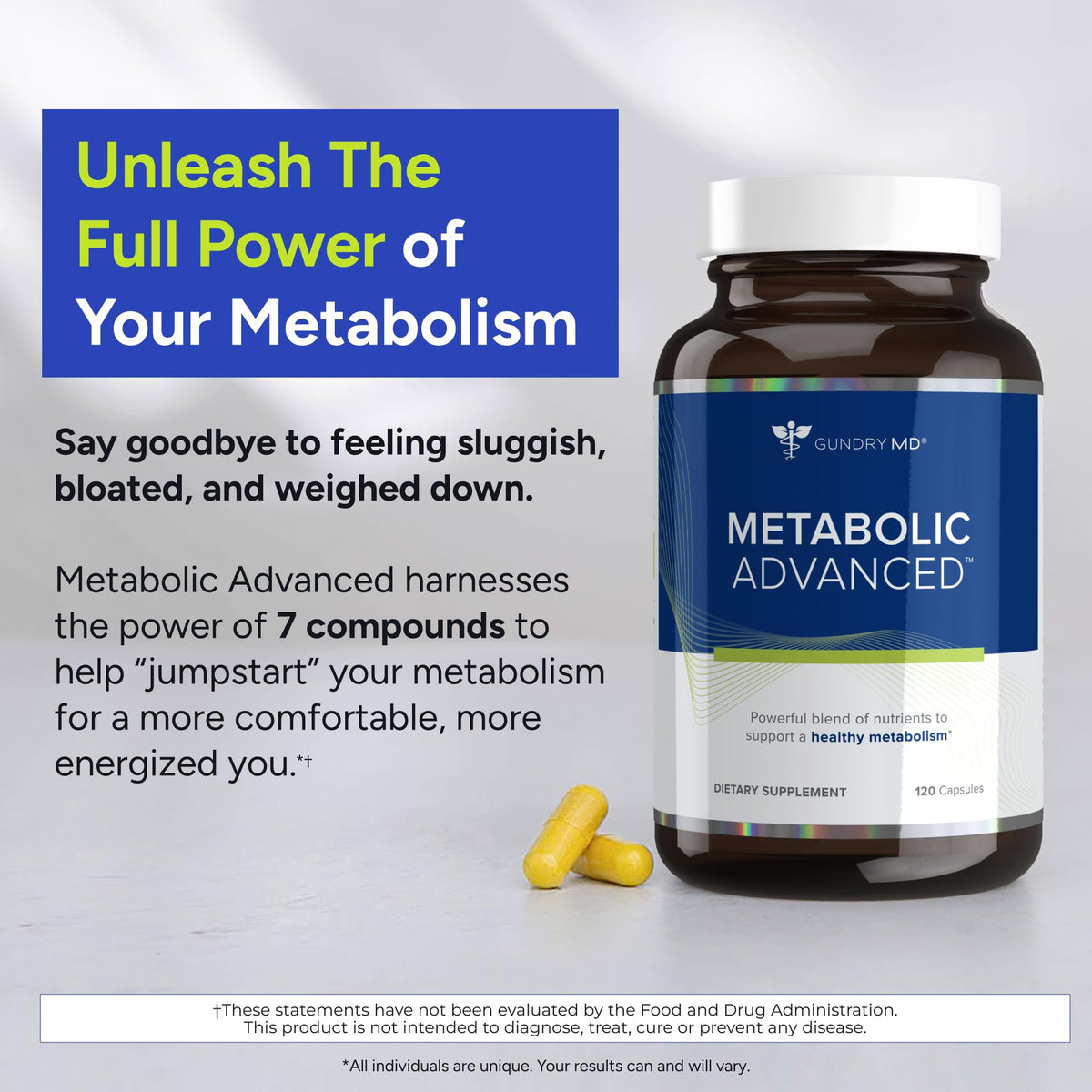 Gundry MD Metabolic Advanced Nutrient Blend with Berberine - 60 Servings - image 2