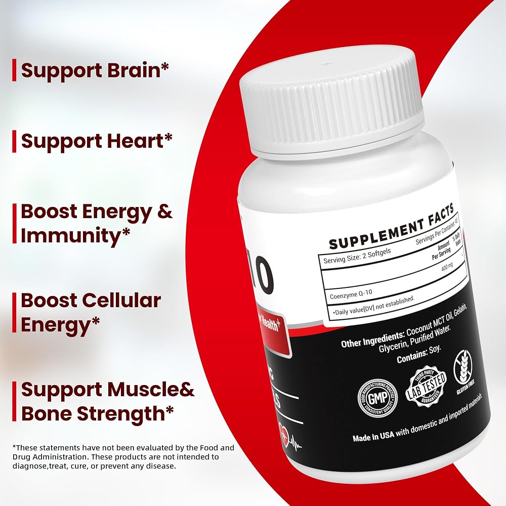 VANI Ultra CoQ10 400mg Heart Health - 90 Softgels - image 3