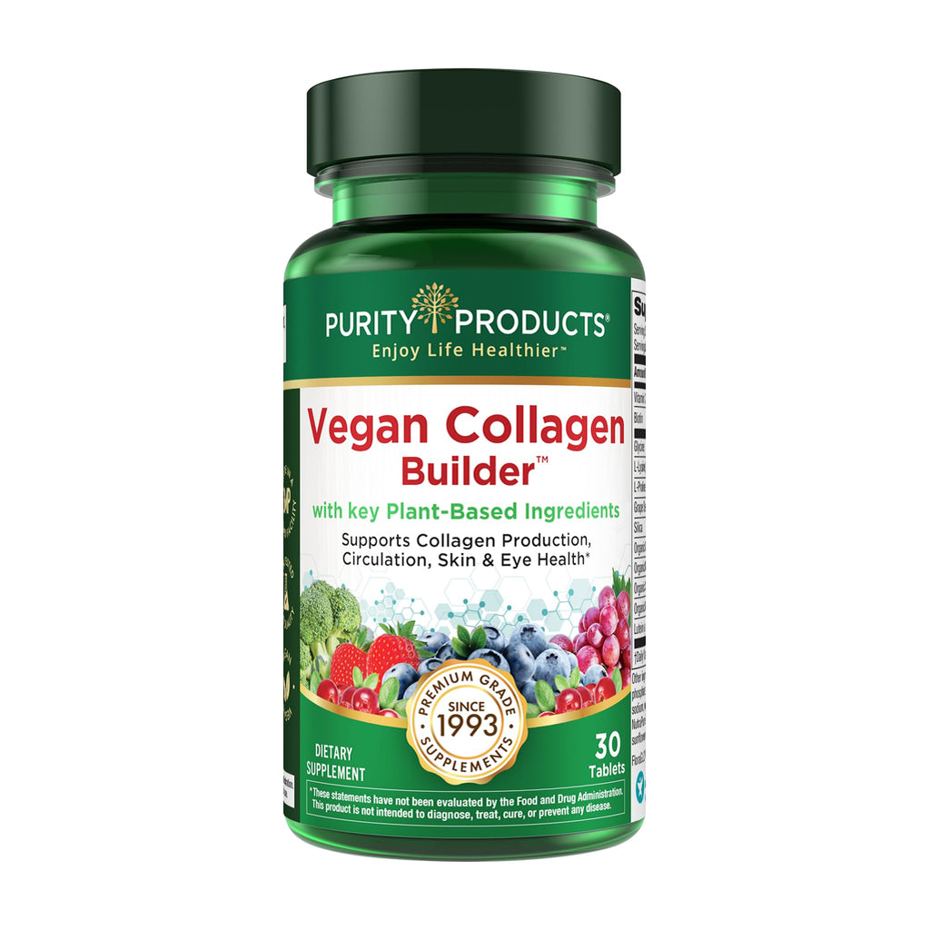 Purity Products Vegan Collagen Builder Tablet - 30 Count