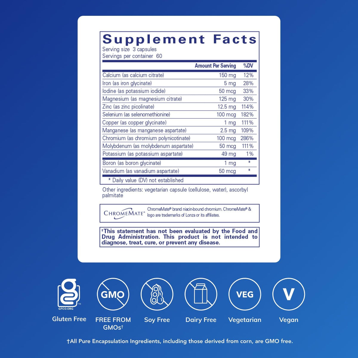 Pure Encapsulations Mineral 650 - 180 Capsules - image 2