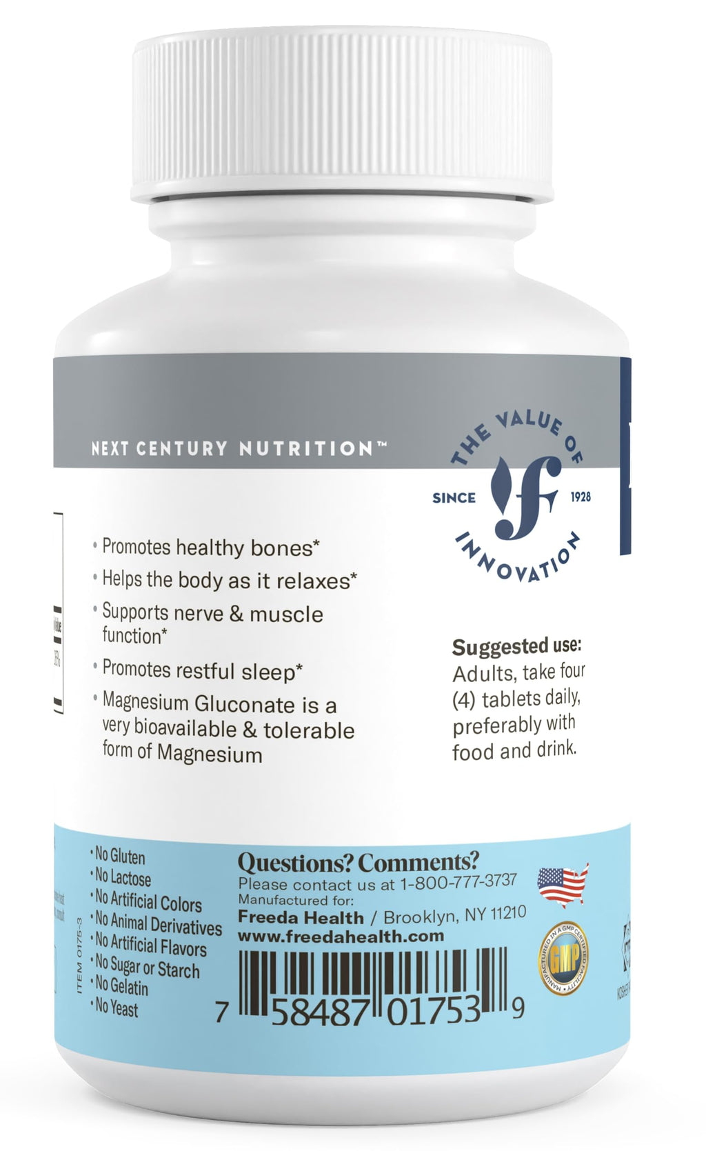 Freeda Magnesium Gluconate