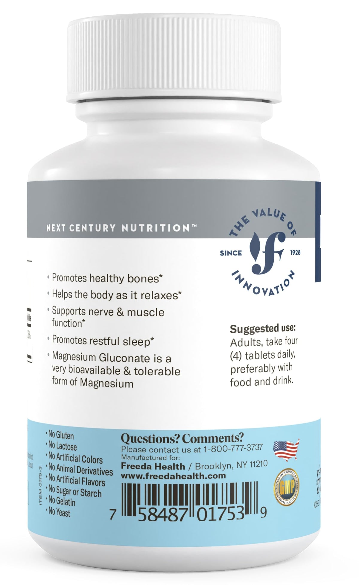 Freeda Magnesium Gluconate