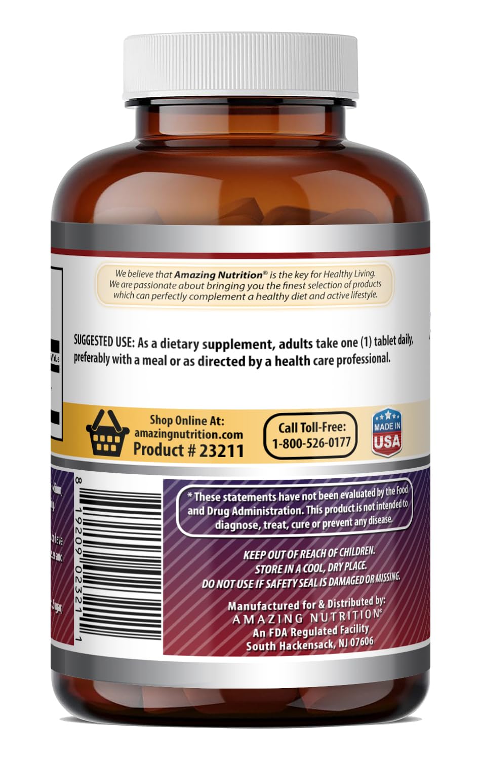 Amazing Formulas Inositol 1000mg Supplement