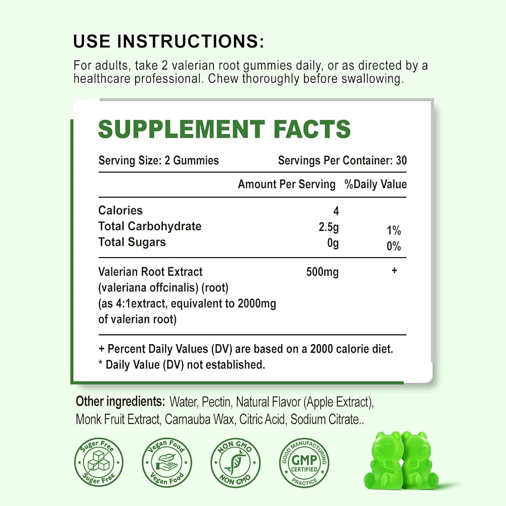 Zetelixia Valerian Root Gummies
