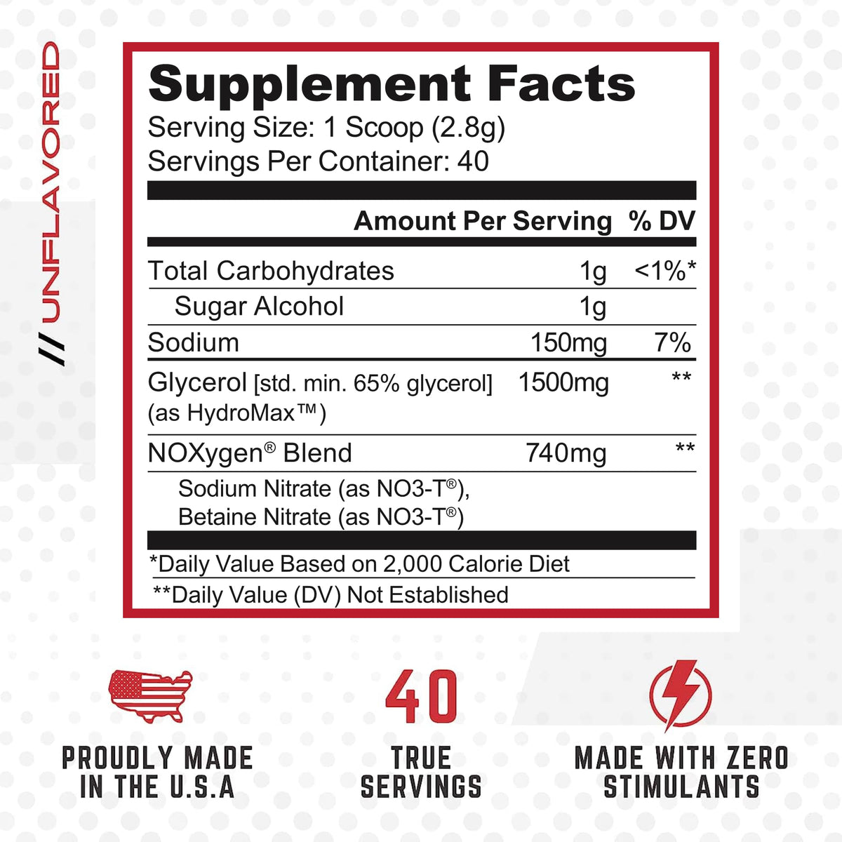 Purus Labs NOXygen Nitric Oxide Booster Powder - 40 Servings - image 2