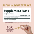 TRIBE ORGANICS Vegan Ashwagandha KSM-66 Supplement - 60 Capsules - image 3