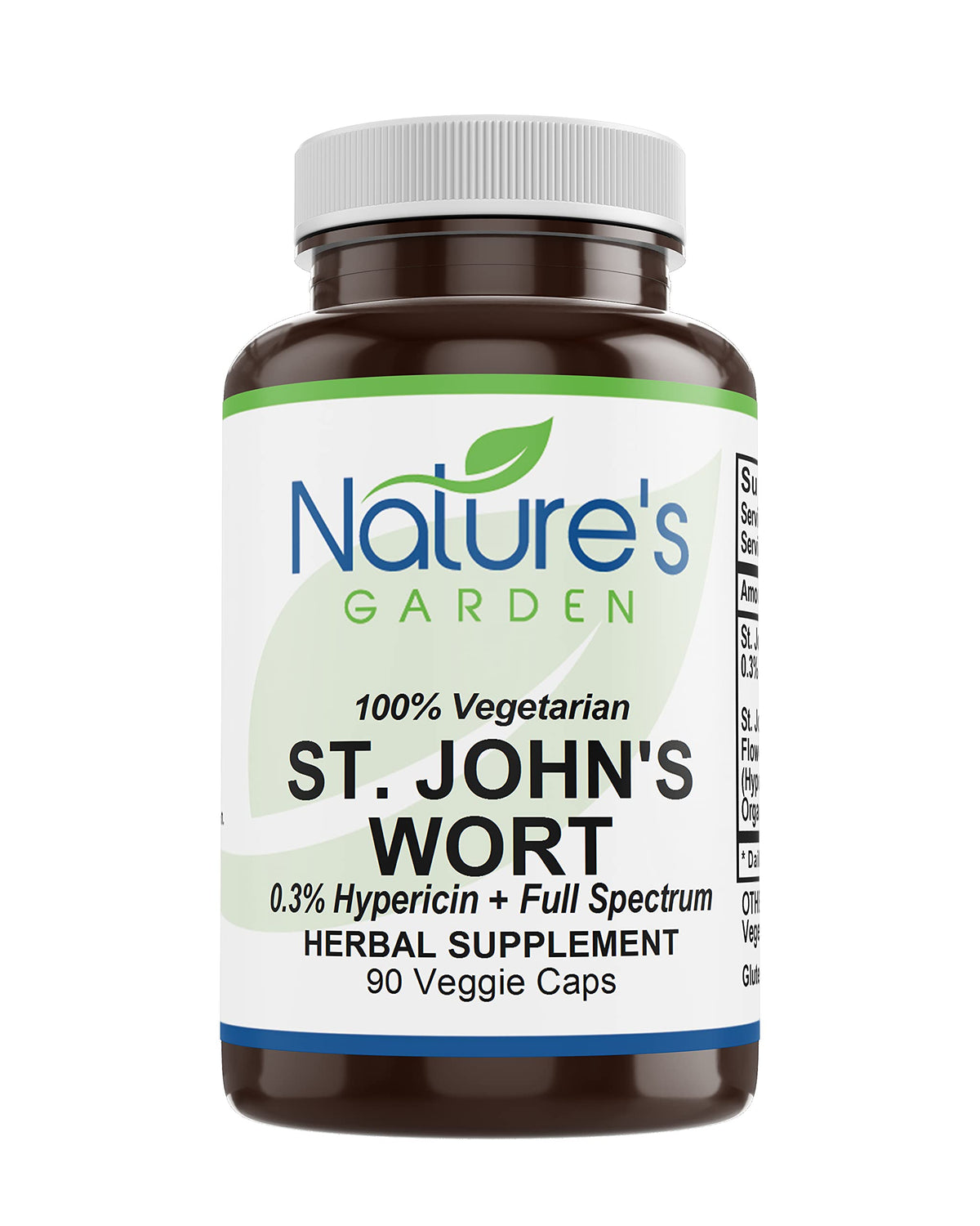 Nature's Garden Essentials St. John's Wort 450mg - 90 Vegetarian Capsules